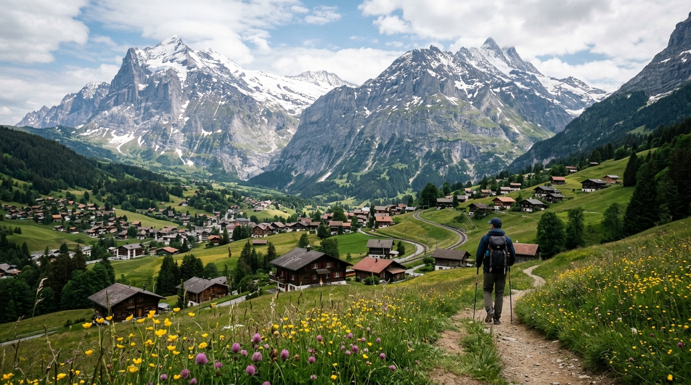 What is Grindelwald Switzerland known for? in Europe