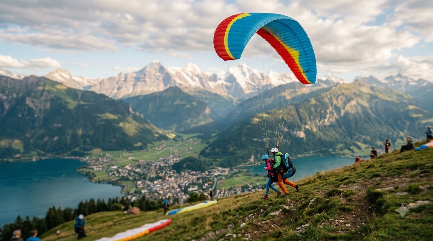 When Is the Best Time to Go Paragliding in Interlaken? in Interlaken, Switzerland