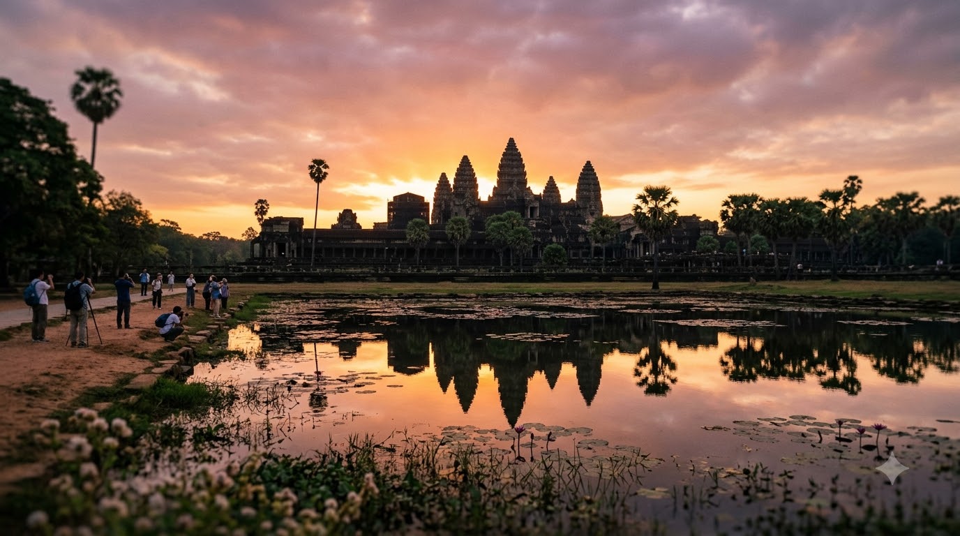 Is the Angkor Wat sunrise worth it? Angkor Wat sunrise