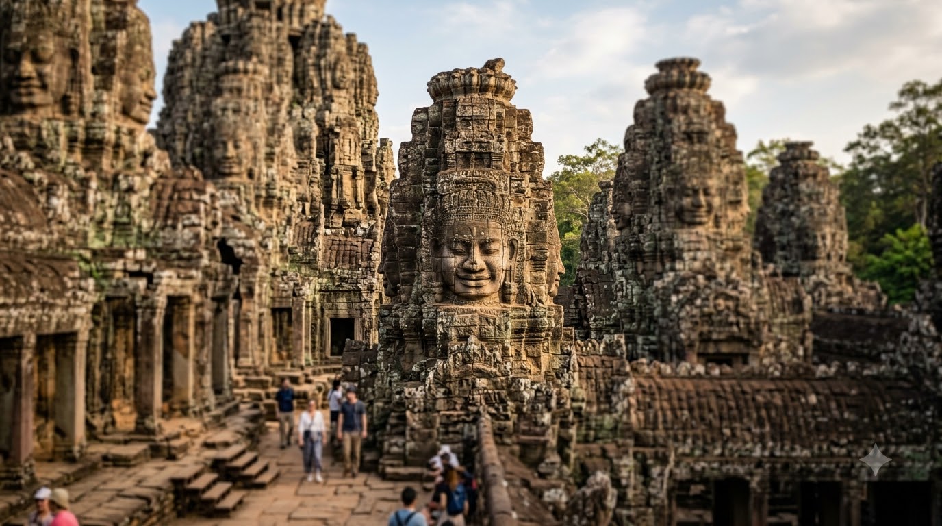 Bayon: the temple of 216 smiling faces best temples in Angkor