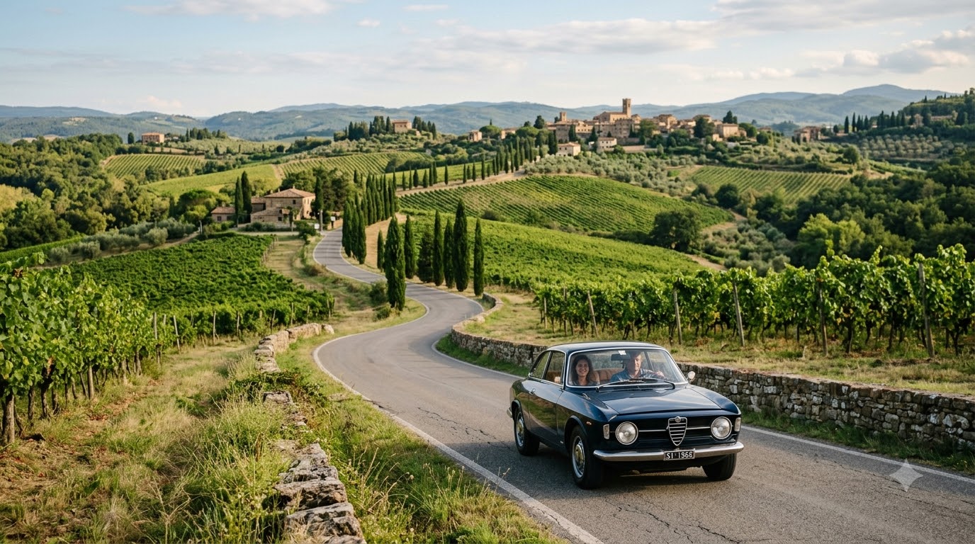 Drive the Chianti Classico wine road things to do in Tuscany