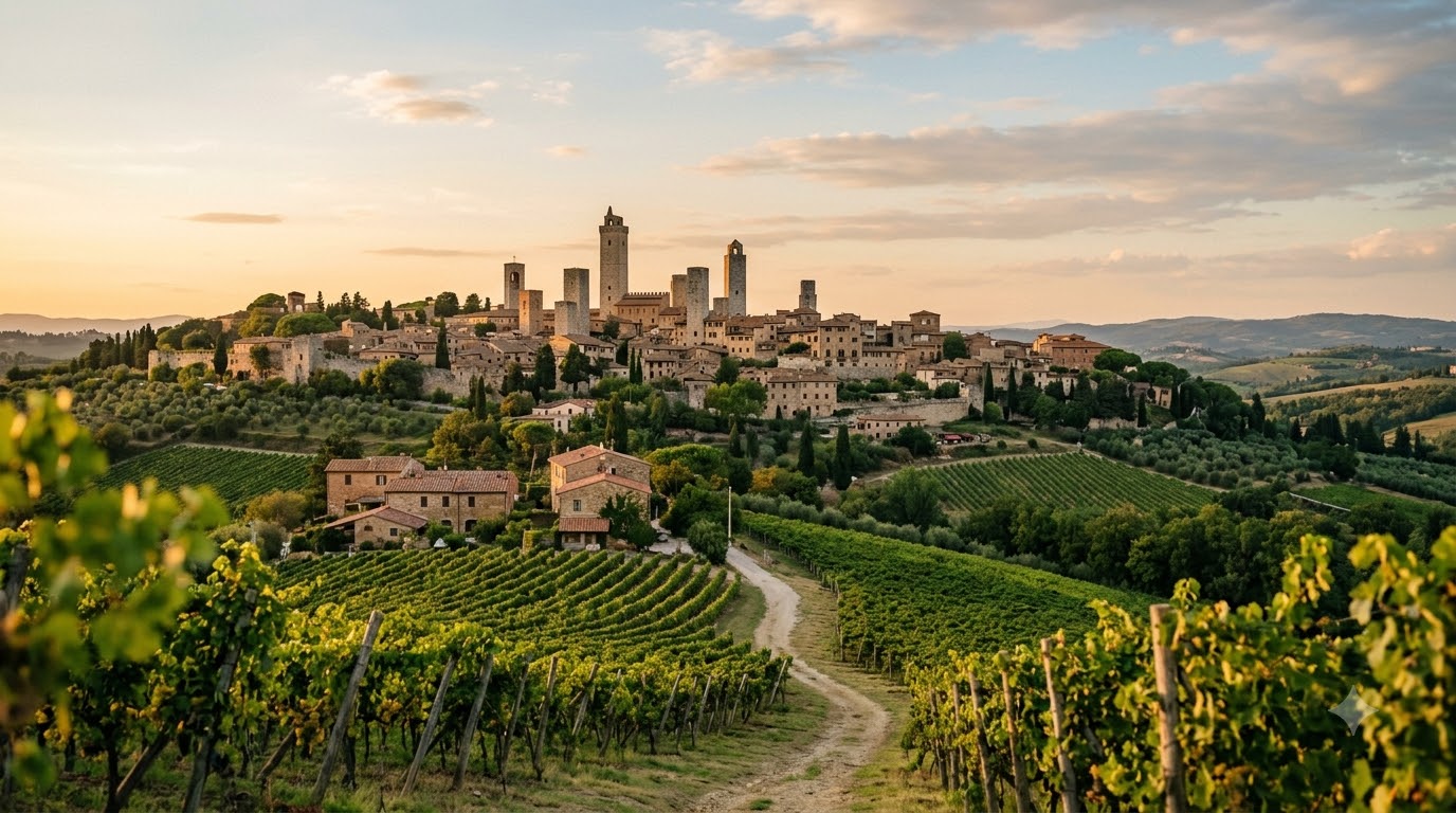 San Gimignano: the town of towers and Vernaccia best hill towns in Tuscany