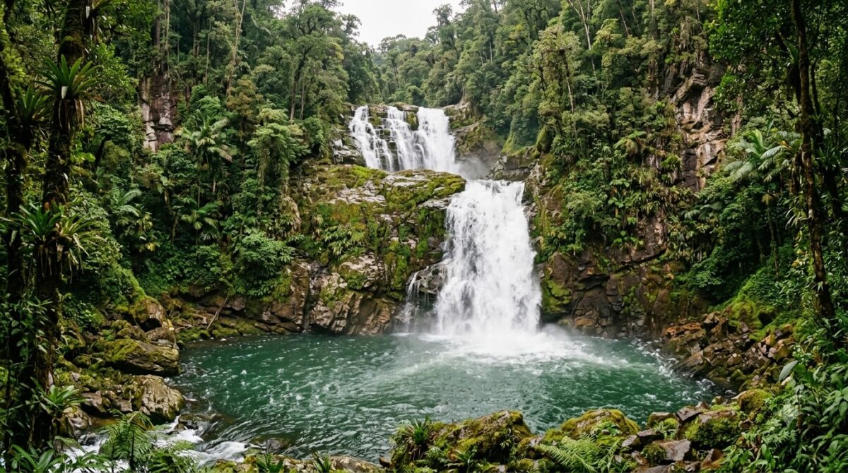 Nauyaca Waterfall near Dominical and Uvita, Costa Rica