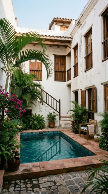 S1 boutique courtyard pool