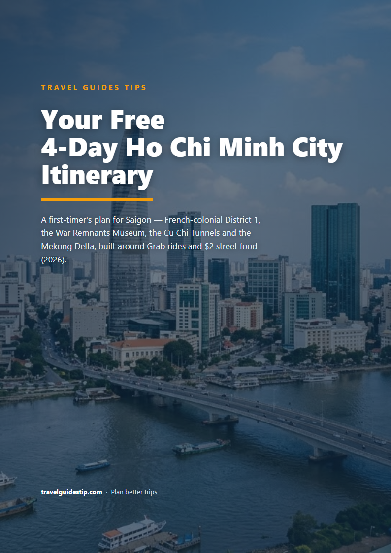 Ho Chi Minh City itinerary PDF cover