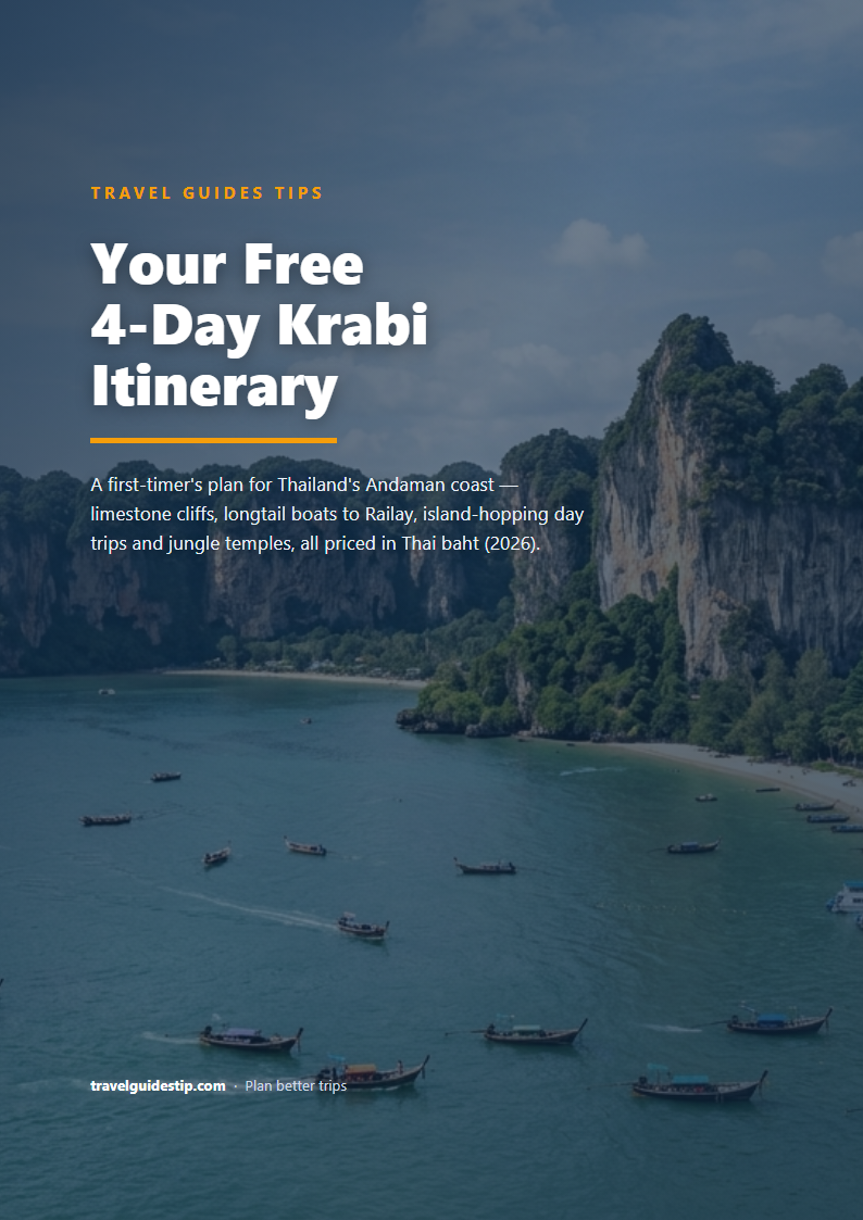 Krabi itinerary PDF cover