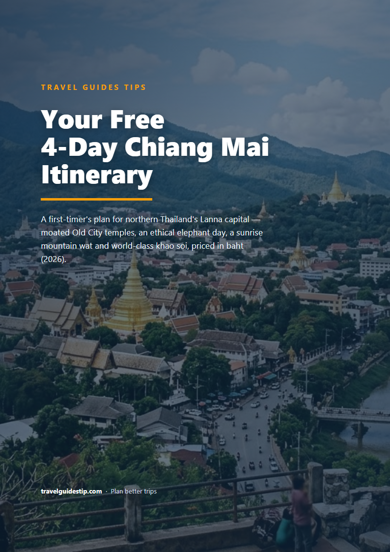 Chiang Mai itinerary PDF cover