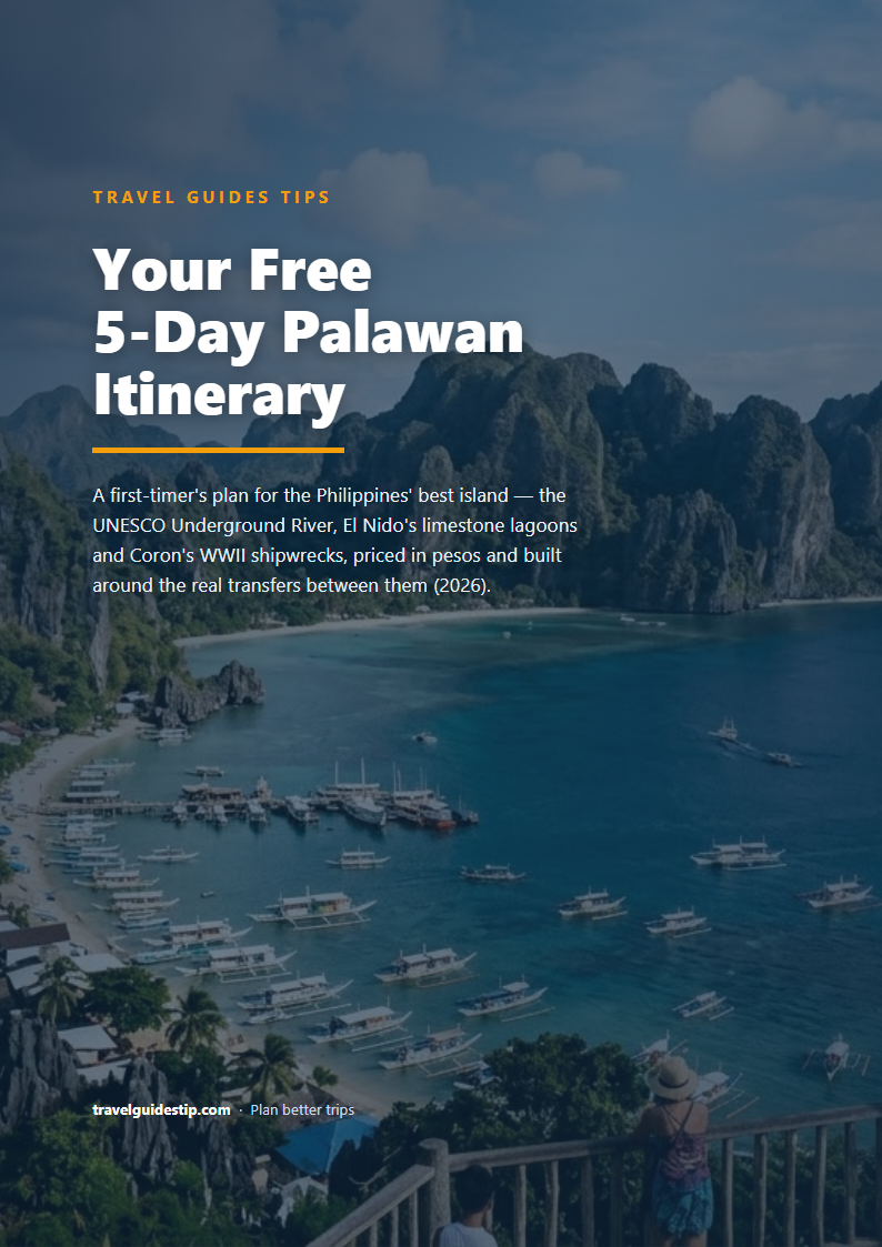 Palawan itinerary PDF cover