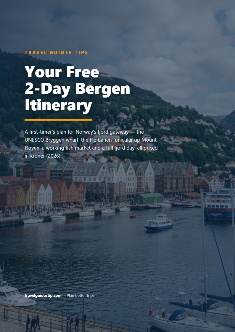 Bergen itinerary PDF cover
