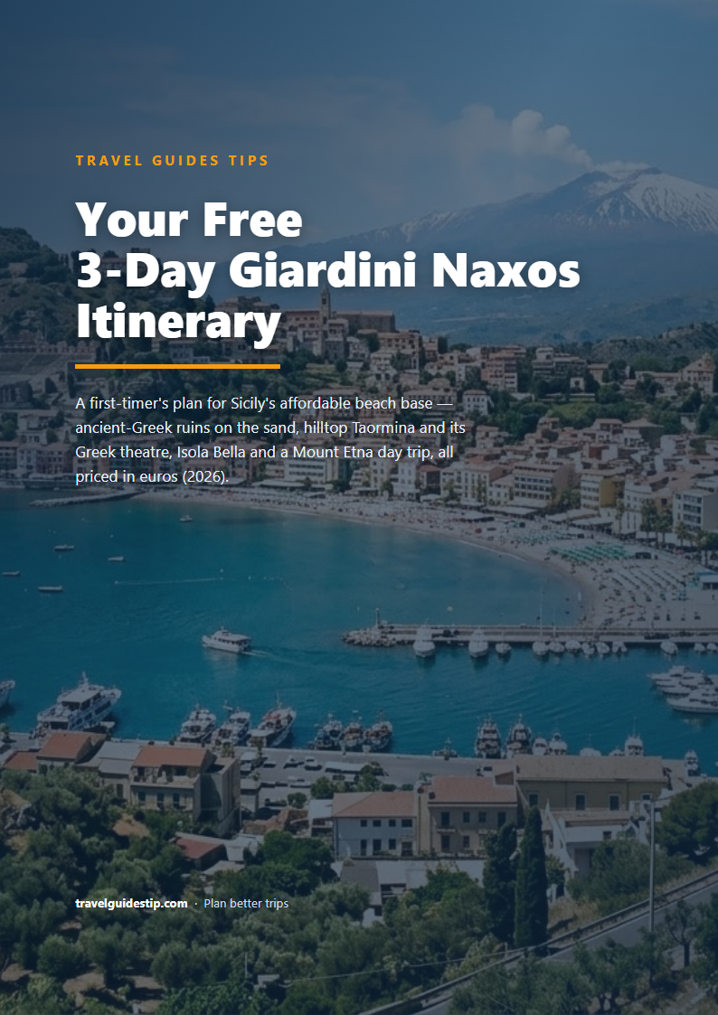 Giardini Naxos itinerary PDF cover