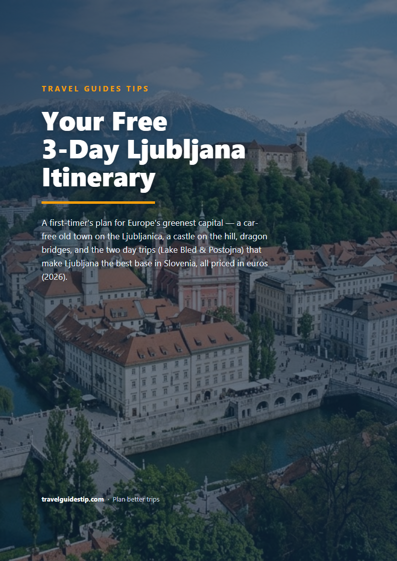 Ljubljana itinerary PDF cover