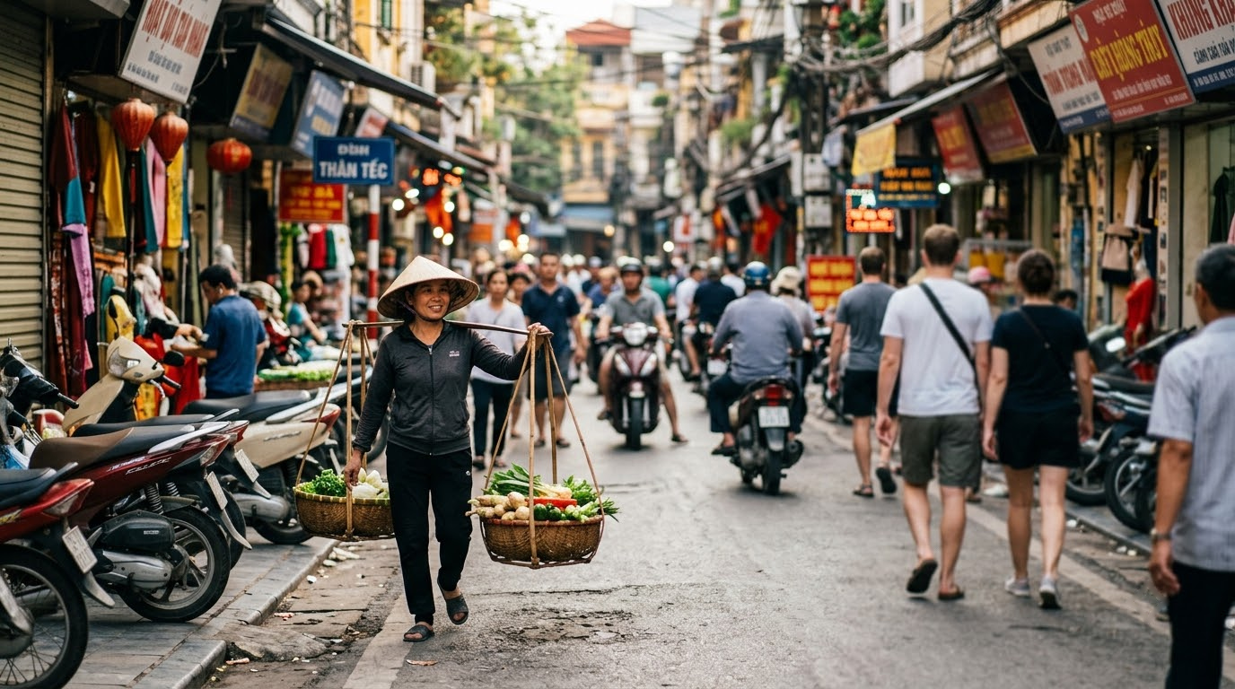 Days 1–2: Hanoi's Old Quarter on foot - vietnam itinerary 7 days