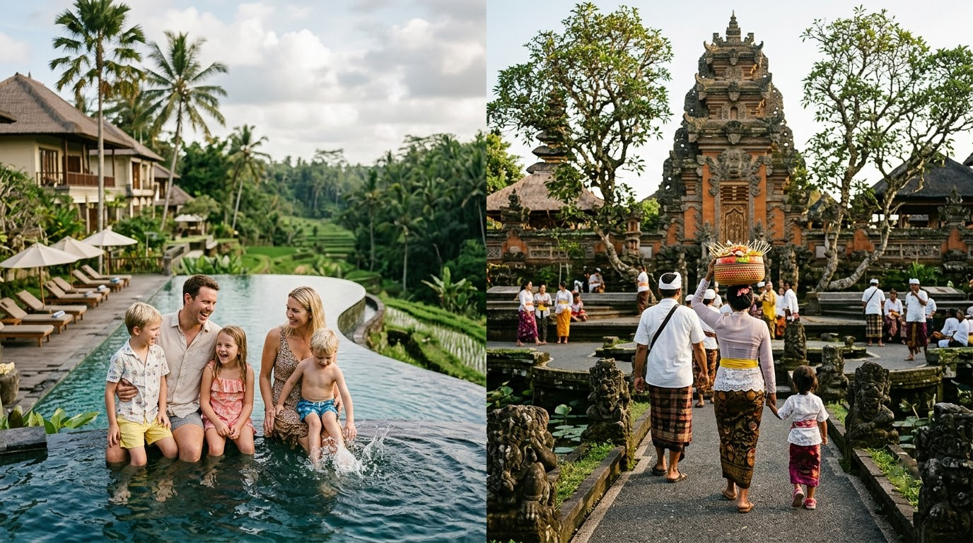 Family resorts or culture: two different holidays - bali vs fiji