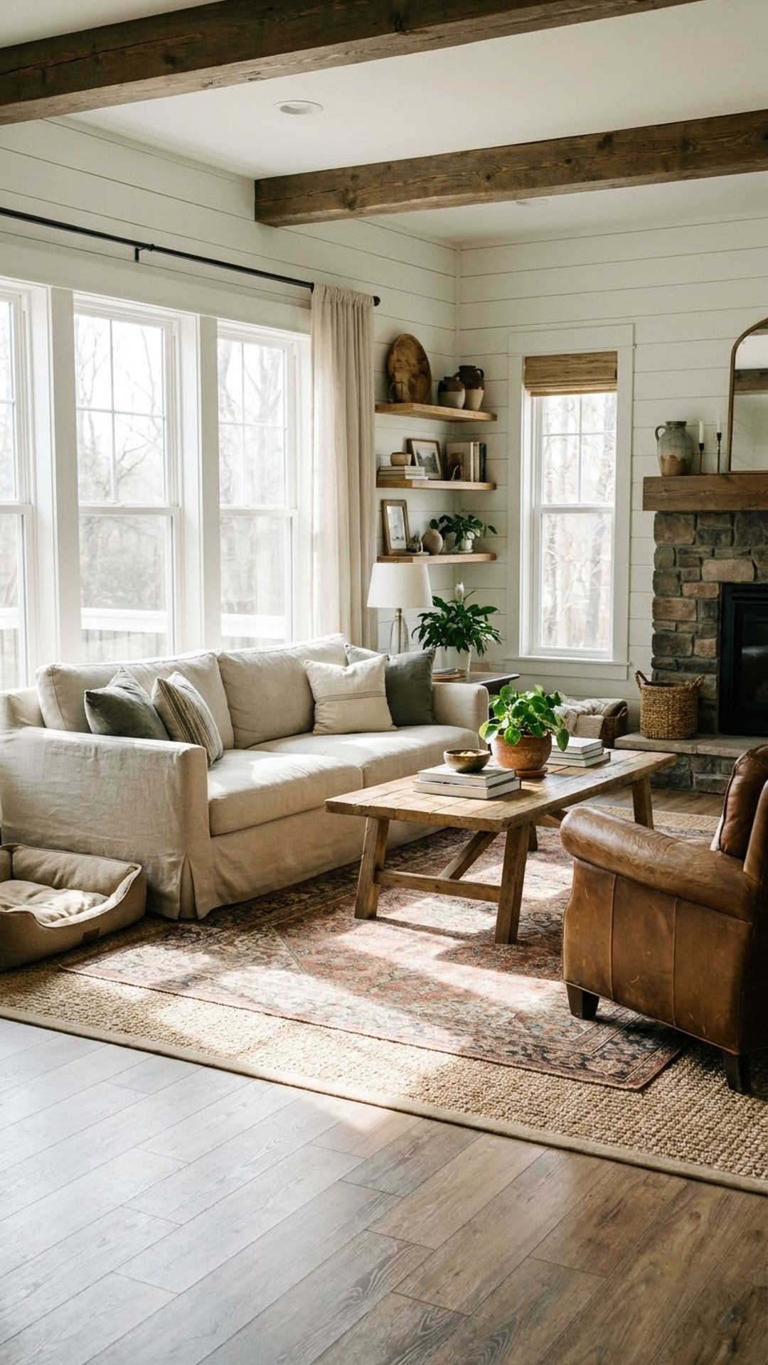 30 Modern Farmhouse Living Room Ideas, Cozy and Chic