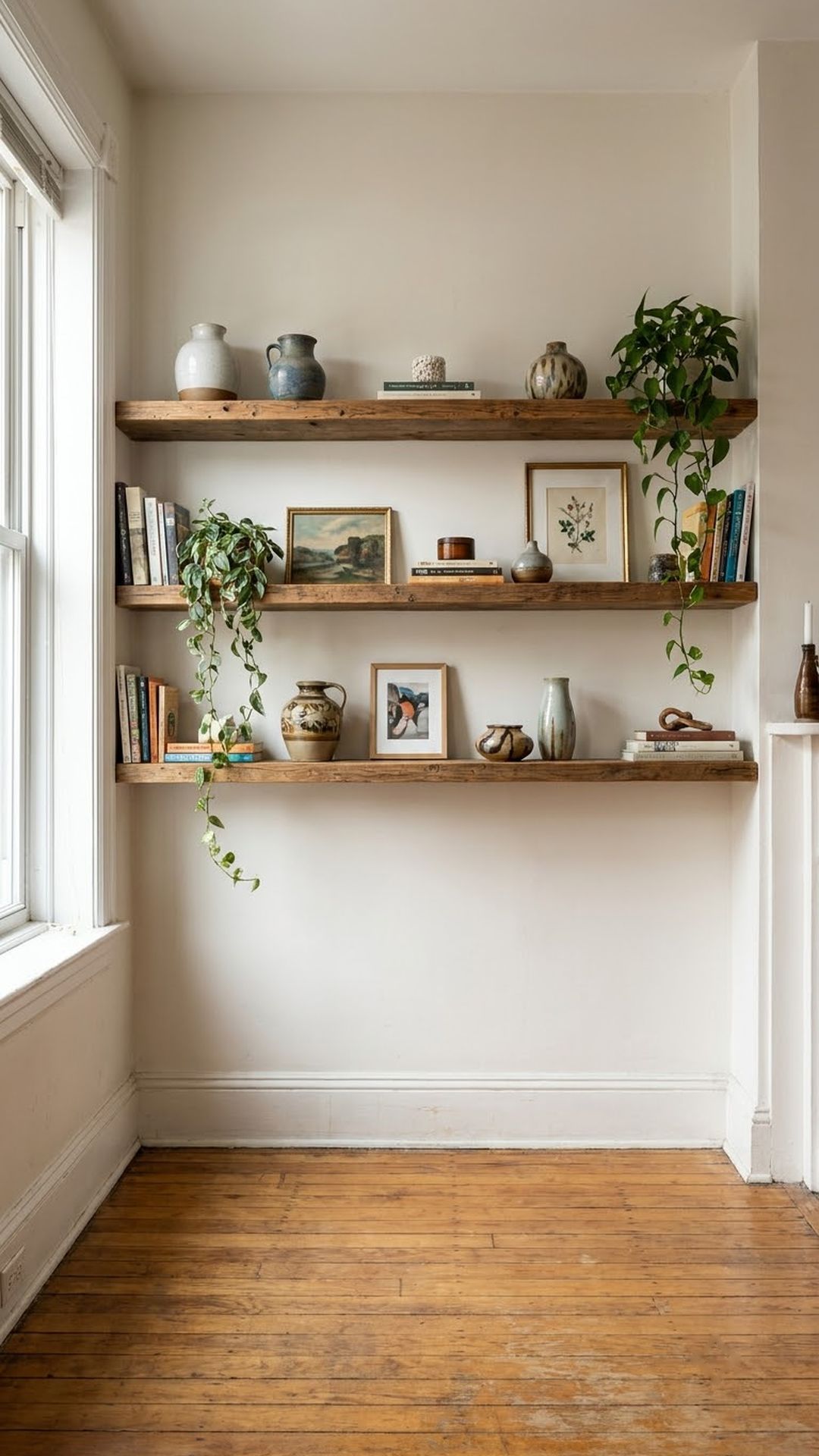 How to Style Floating Shelves