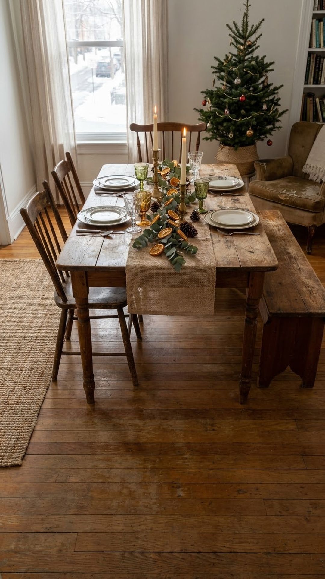 28 Christmas Table Decor Ideas (Easy, Elegant Tablescapes)