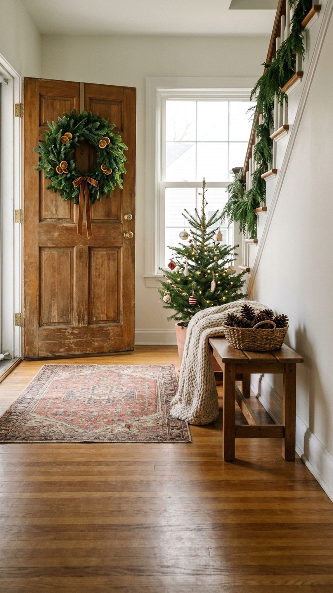 26 Christmas Front Door & Entryway Ideas 2026