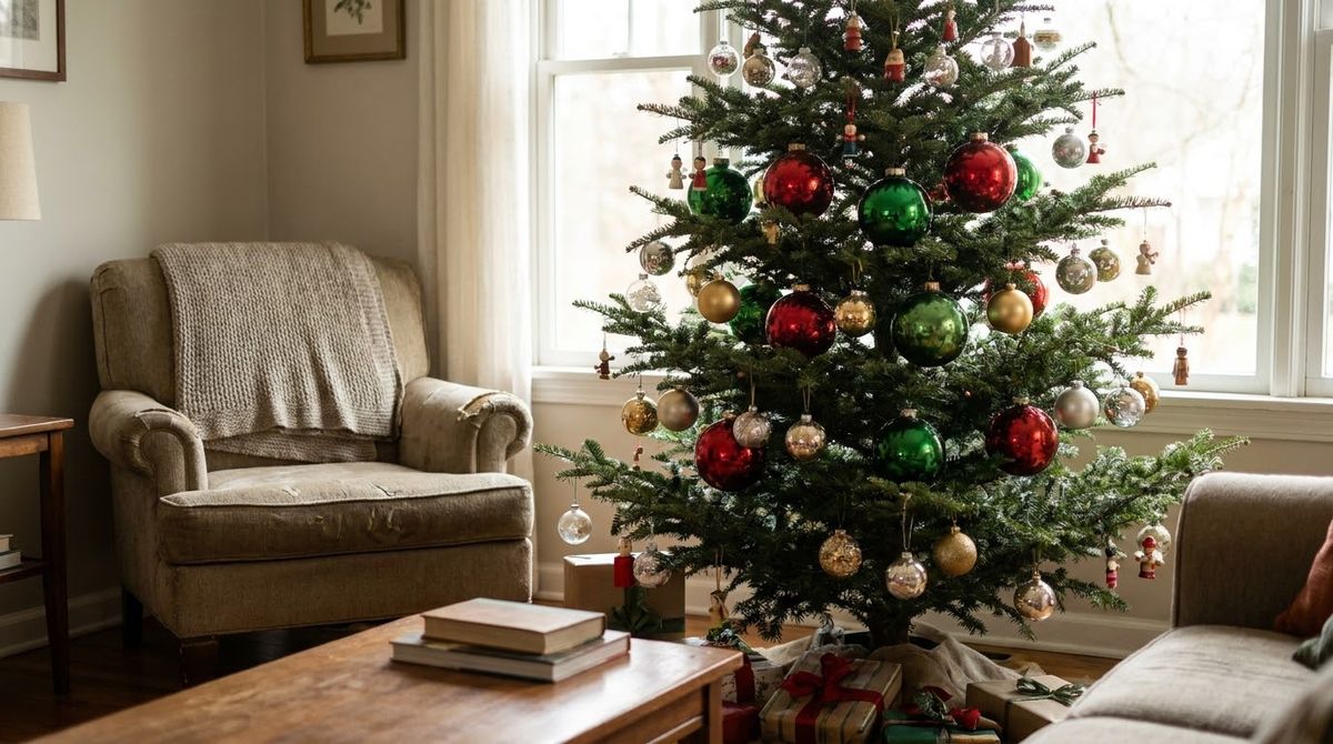 Layer Ornaments in Three Sizes: christmas decor ideas idea