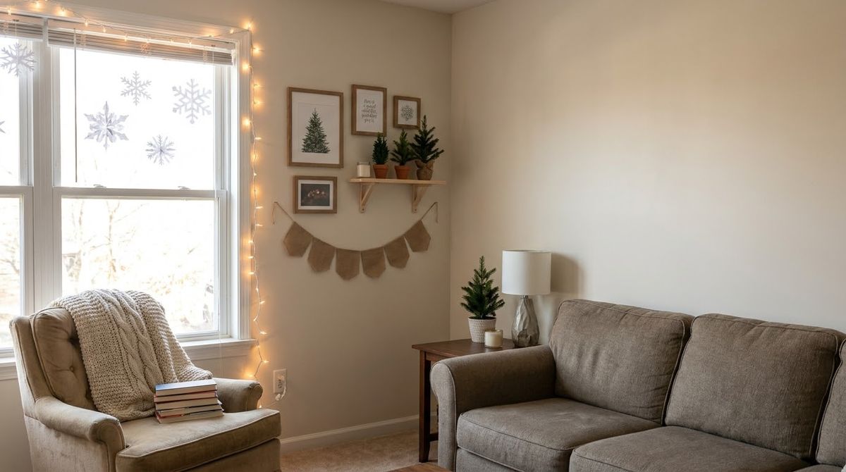 Living Room, Window and Wall Ideas: christmas decor ideas