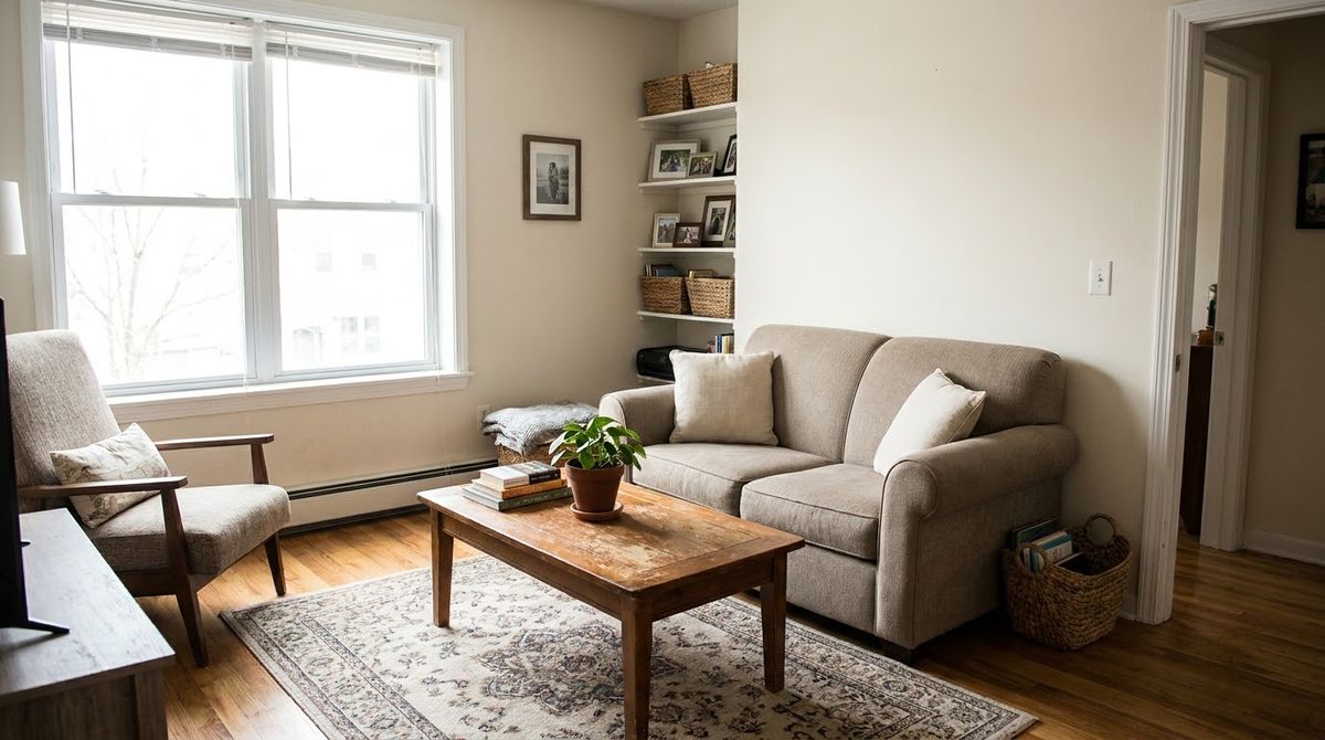 The Four Numbers Behind Every Small Living Room Layout