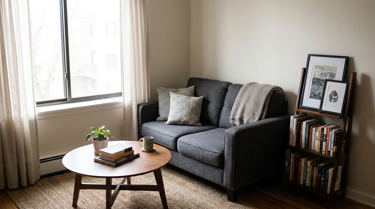 Choose a Loveseat or Apartment Sofa Instead of a Full-Size Couch