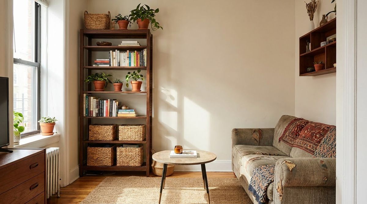 Go Vertical With Narrow Shelving