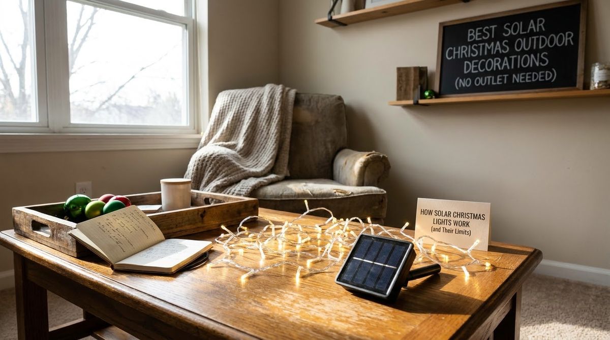 How Solar Christmas Lights Work (and Their Limits)