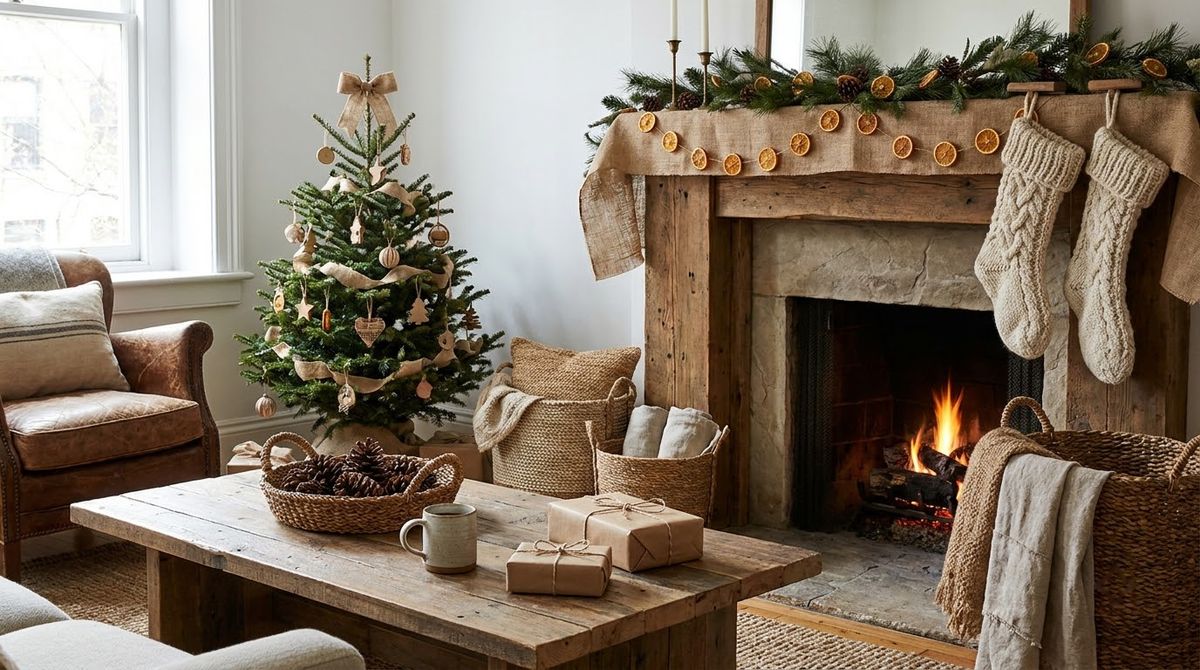 Wood, Burlap and Natural Textures