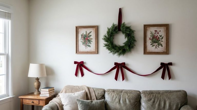 Christmas Wall Decor Ideas: 25 Ways to Dress a Blank Wall