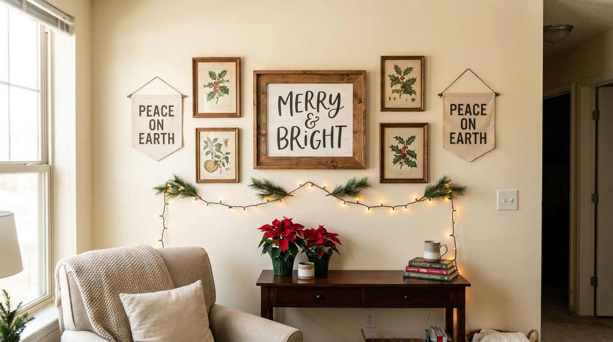 Framed Christmas Art and Signs