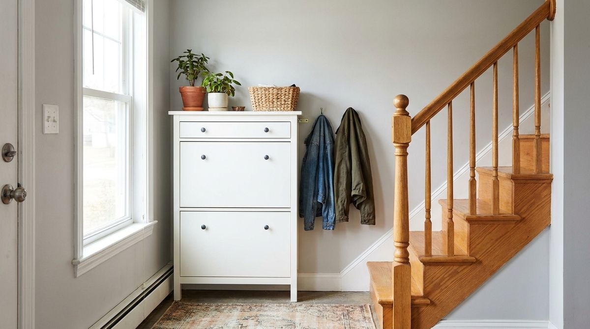 Anchor Any Tall Piece You Add: entryway decor ideas idea