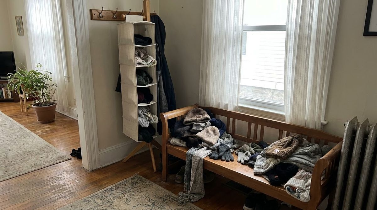 Use a Six-Compartment Organizer for Small Items: entryway decor ideas idea