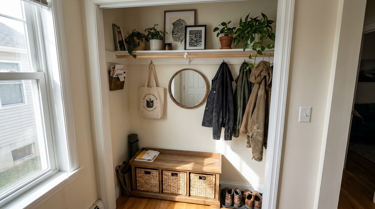 Closet-Only Entryway Ideas: entryway decor ideas