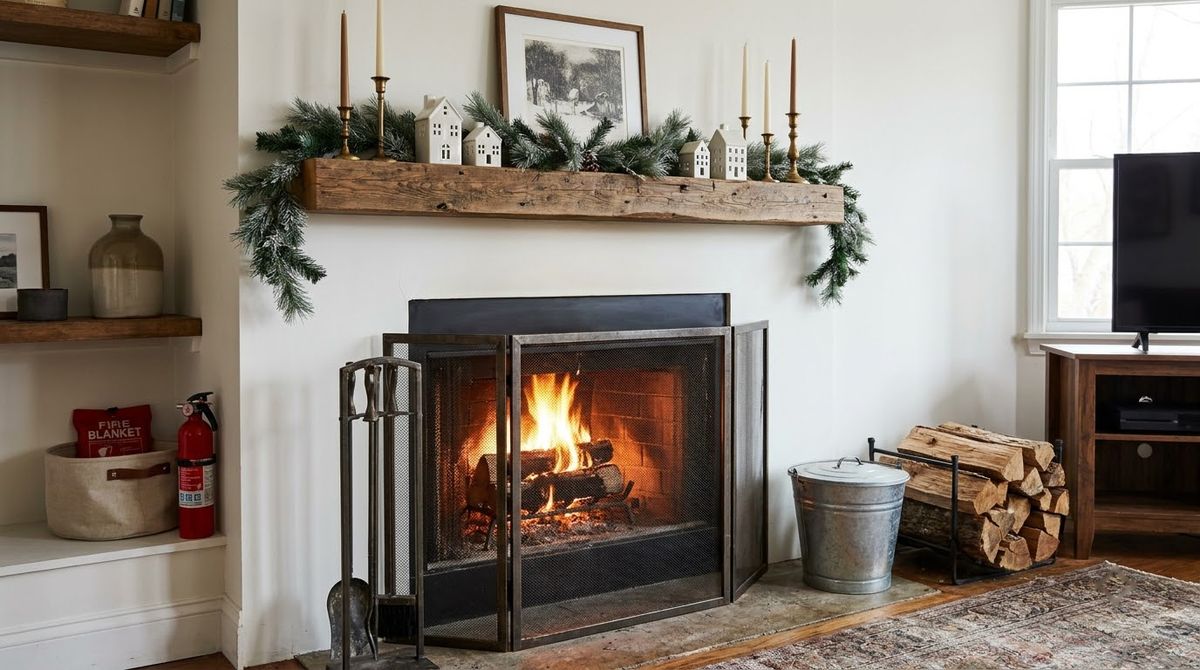 Fire Safety When the Fireplace Is Lit Fire Safety When the Fireplace Is Lit