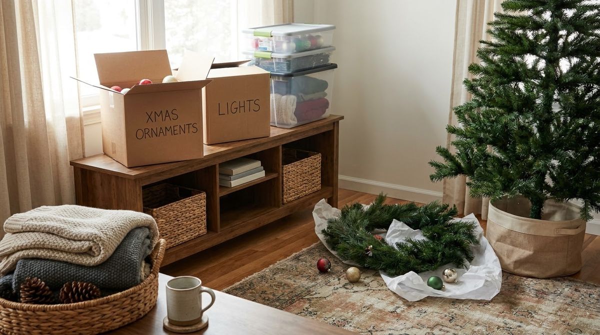 How to Store Christmas Decor Safely