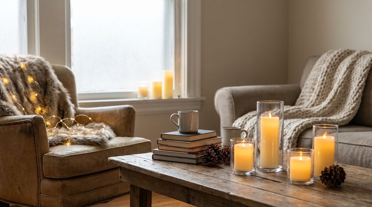 Warm Lighting and Candles Warm Lighting and Candles