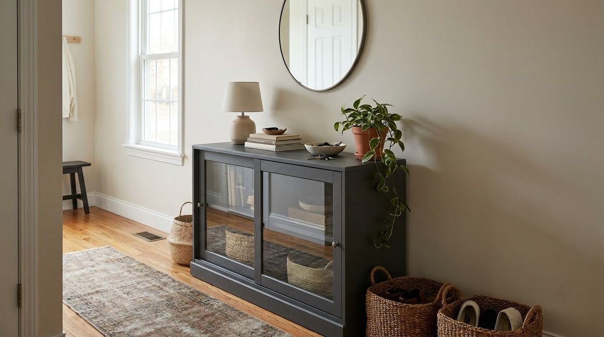Check IKEA's HAVSTA for Longer Walls: small entryway ideas idea