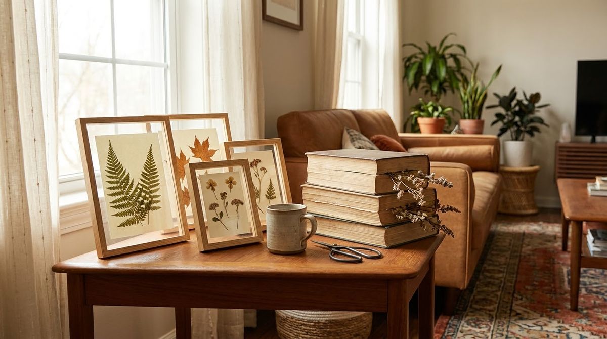 Pressed Botanicals: cheap diy wall art idea Pressed Botanicals: cheap diy wall art idea
