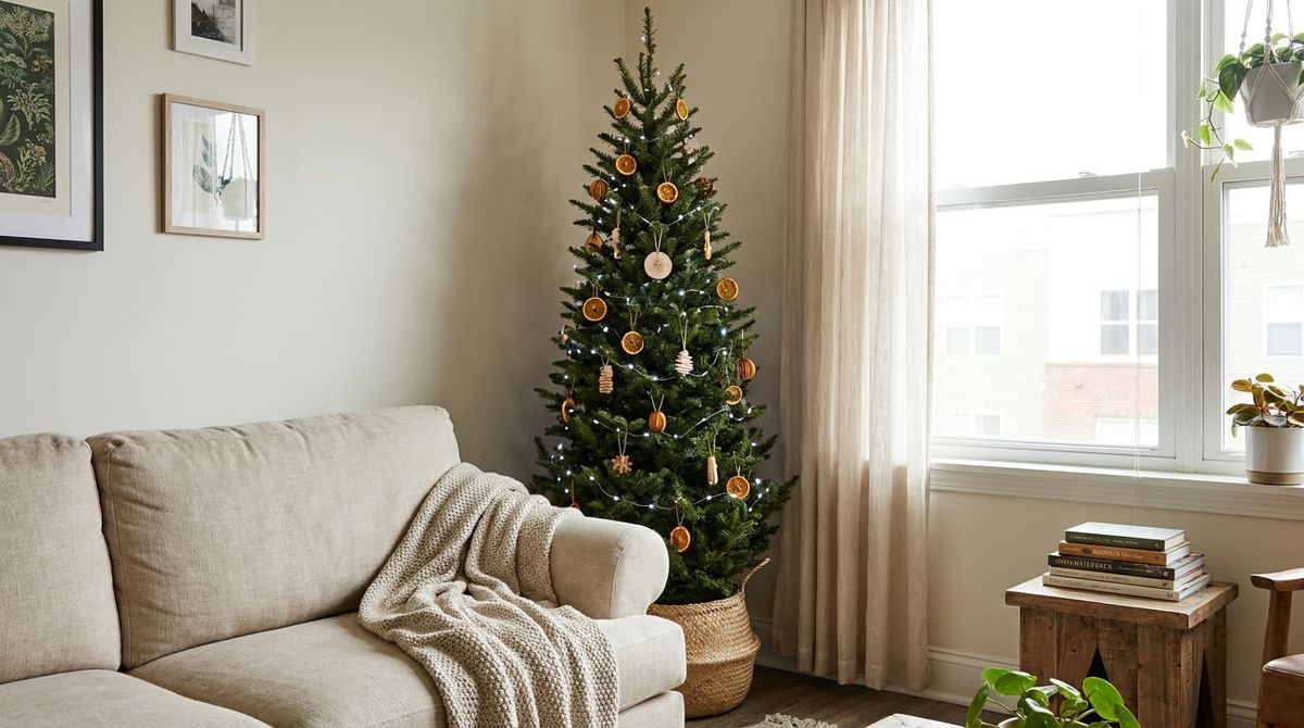 Slim Pencil Tree: modern christmas decor idea