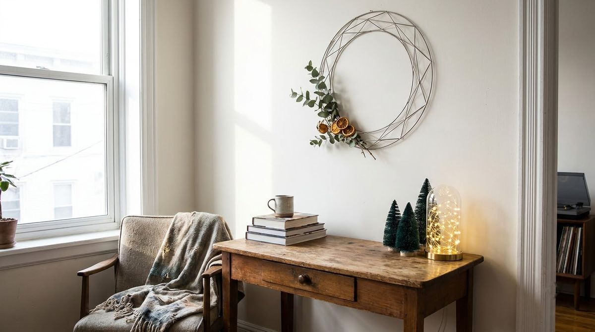 Small Modern Touches Around the Home: modern christmas decor