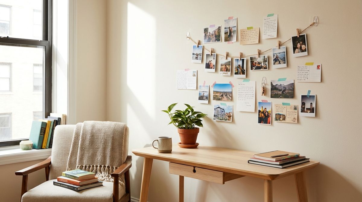 Photos and Memories: dorm wall decor Photos and Memories: dorm wall decor