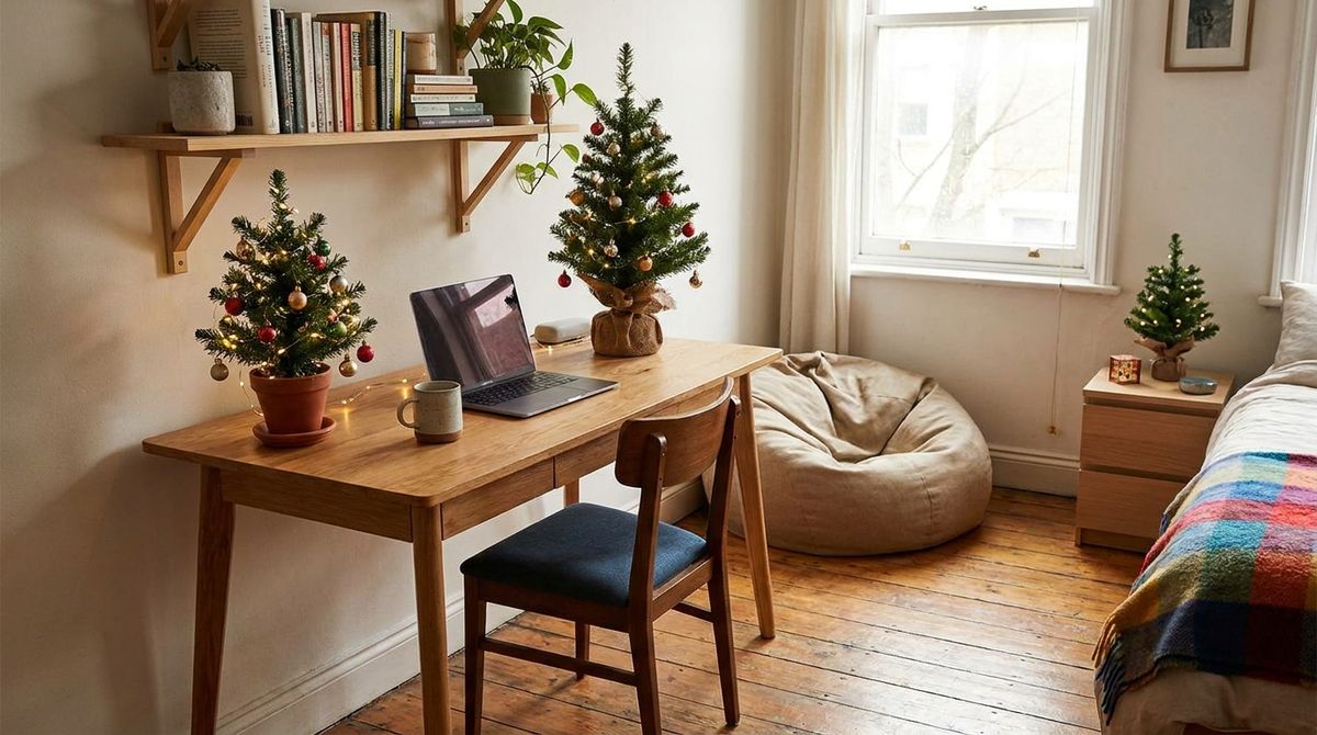What Size Mini Christmas Tree Fits a Desk, Shelf or Dorm? What Size Mini Christmas Tree Fits a Desk, Shelf or Dorm?