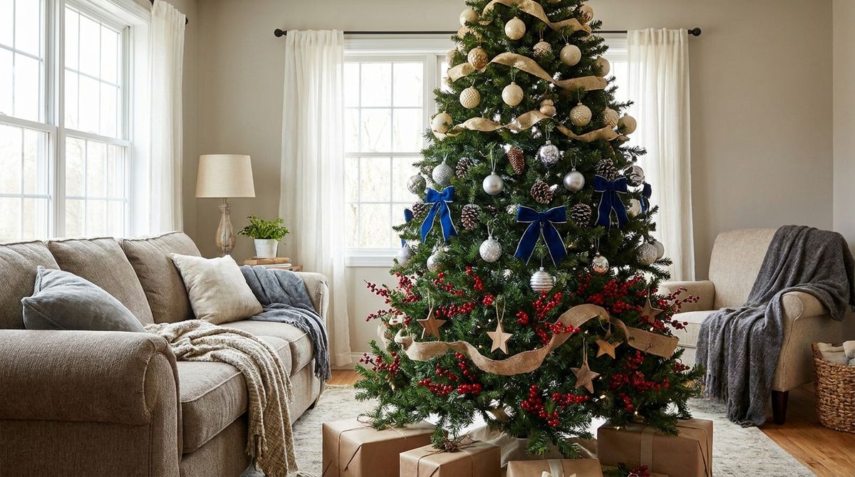 Three Elegant Palettes That Work on a Green Tree Three Elegant Palettes That Work on a Green Tree