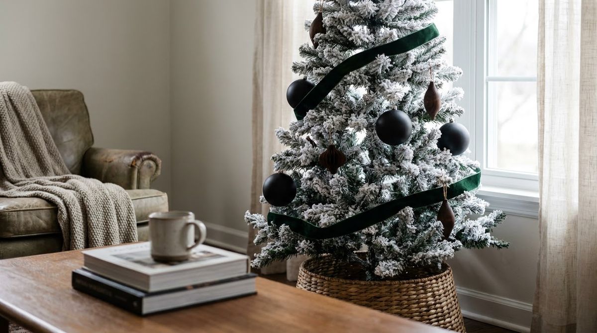 Why Flocked Trees Need Contrast, Not More Ornaments Why Flocked Trees Need Contrast, Not More Ornaments