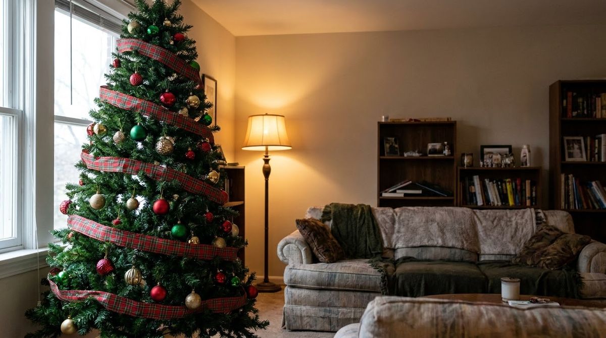 Red and Green Christmas Tree Decorations: Color Plans Red and Green Christmas Tree Decorations: Color Plans