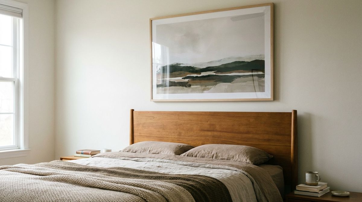 Headboard Width to Art Width: bedroom wall decor ideas Headboard Width to Art Width: bedroom wall decor ideas