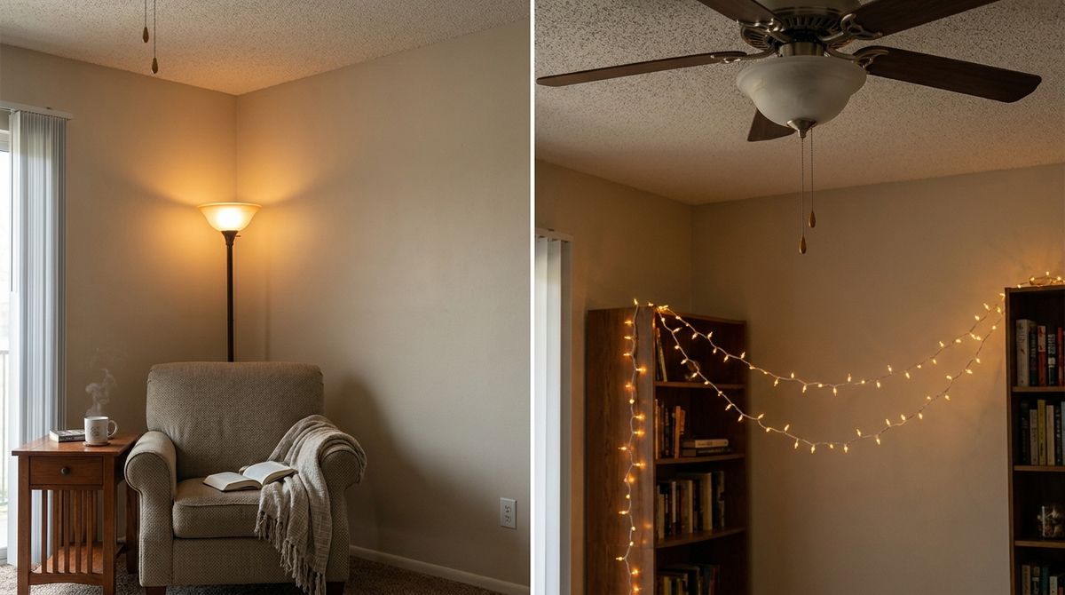 Lighting Ideas for a Room With Harsh Overheads: dorm room ideas Lighting Ideas for a Room With Harsh Overheads: dorm room ideas