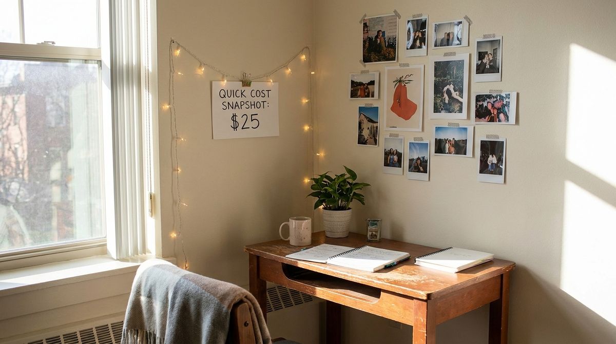 Quick Cost Snapshot: dorm room ideas Quick Cost Snapshot: dorm room ideas