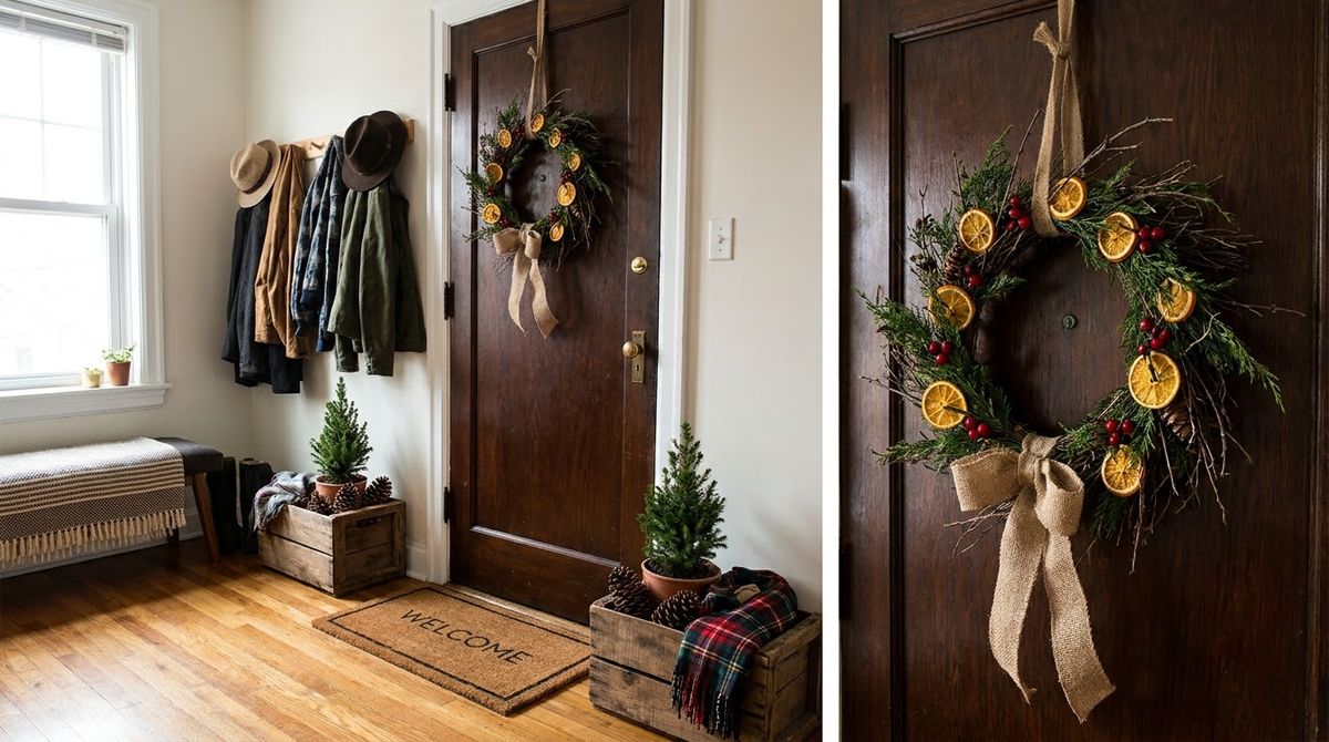 Apartment Door Ideas: christmas front door ideas