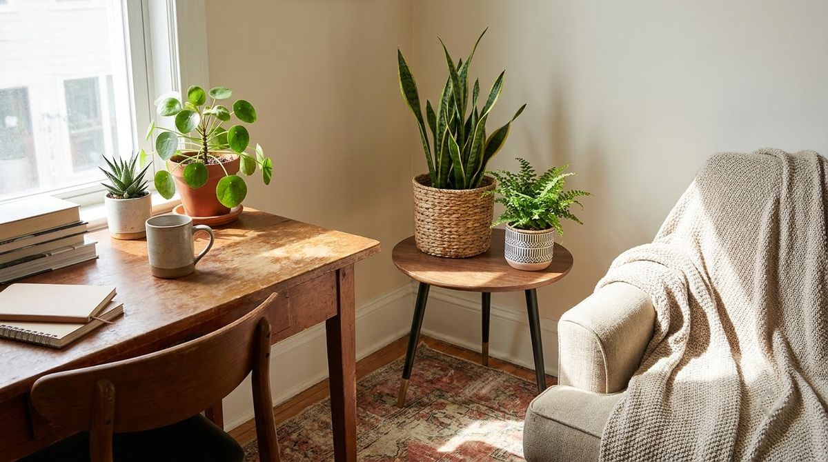 Compact Plants for Desks and Side Tables